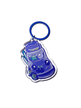 Blueberry Ramune Kei Car - Keyring Glitter